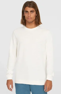 Homme O'Neill T-Shirts|Protection Anti-Uv-HommesT-shirt à manches longues Slub | Blanc
