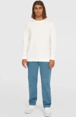 Homme O'Neill T-Shirts|Protection Anti-Uv-HommesT-shirt à manches longues Slub | Blanc