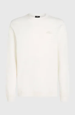Homme O'Neill T-Shirts|Protection Anti-Uv-HommesT-shirt à manches longues Slub | Blanc