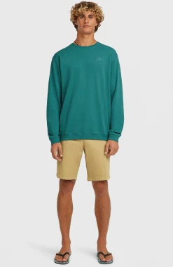 Homme O'Neill T-Shirts|Protection Anti-Uv-HommesT-shirt à manches longues Slub| Vert