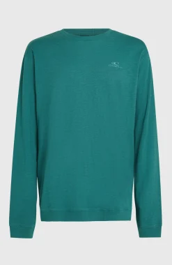 Homme O'Neill T-Shirts|Protection Anti-Uv-HommesT-shirt à manches longues Slub| Vert