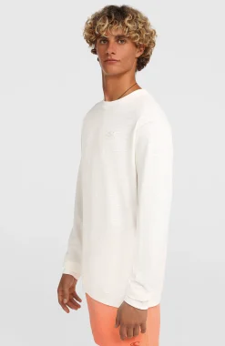 Homme O'Neill T-Shirts|Protection Anti-Uv-HommesT-shirt à manches longues Slub| Blanc
