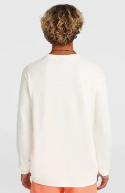 Homme O'Neill T-Shirts|Protection Anti-Uv-HommesT-shirt à manches longues Slub| Blanc