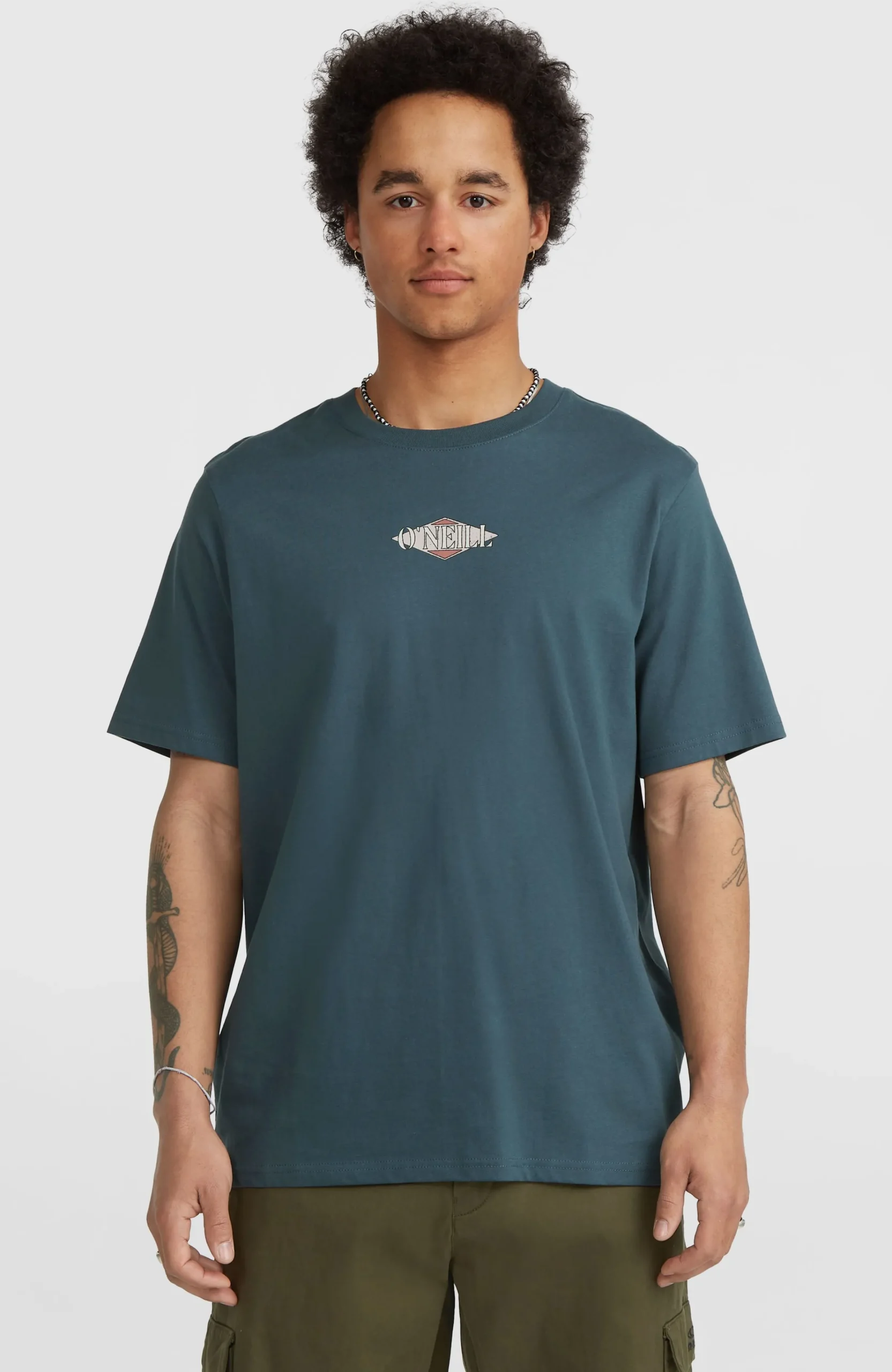 Homme O'Neill T-Shirts|Protection Anti-Uv-HommesT-shirt Back Print| Bleu