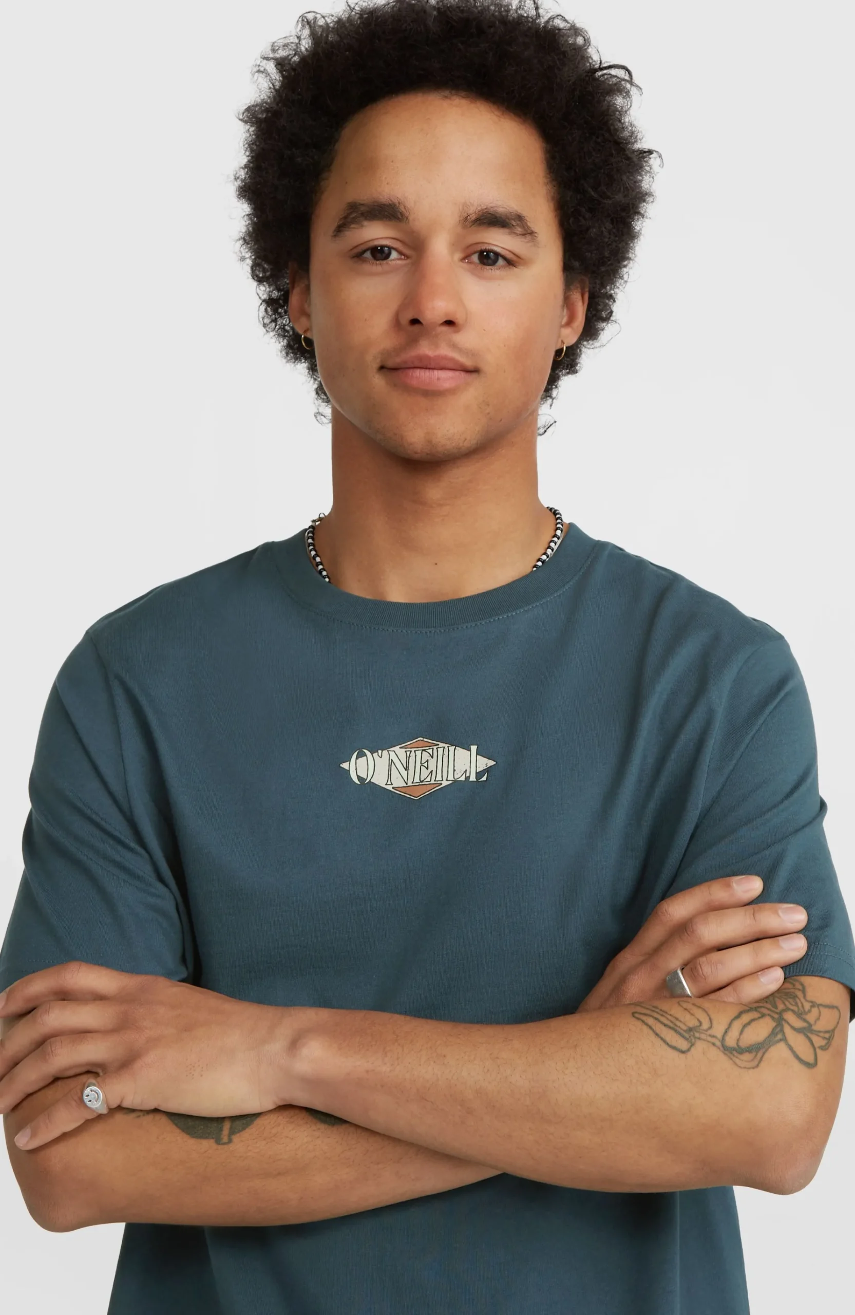Homme O'Neill T-Shirts|Protection Anti-Uv-HommesT-shirt Back Print| Bleu