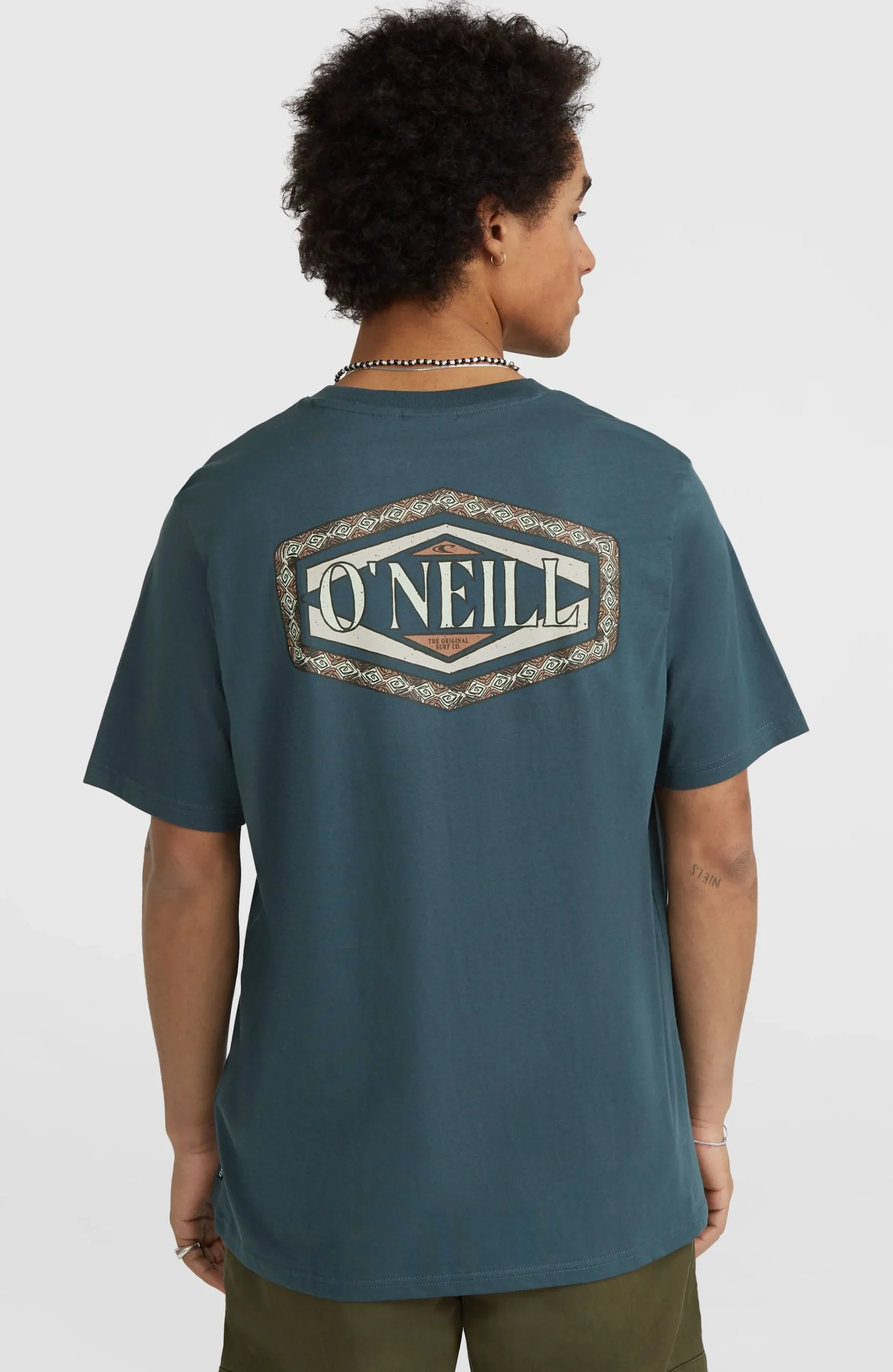 Homme O'Neill T-Shirts|Protection Anti-Uv-HommesT-shirt Back Print| Bleu