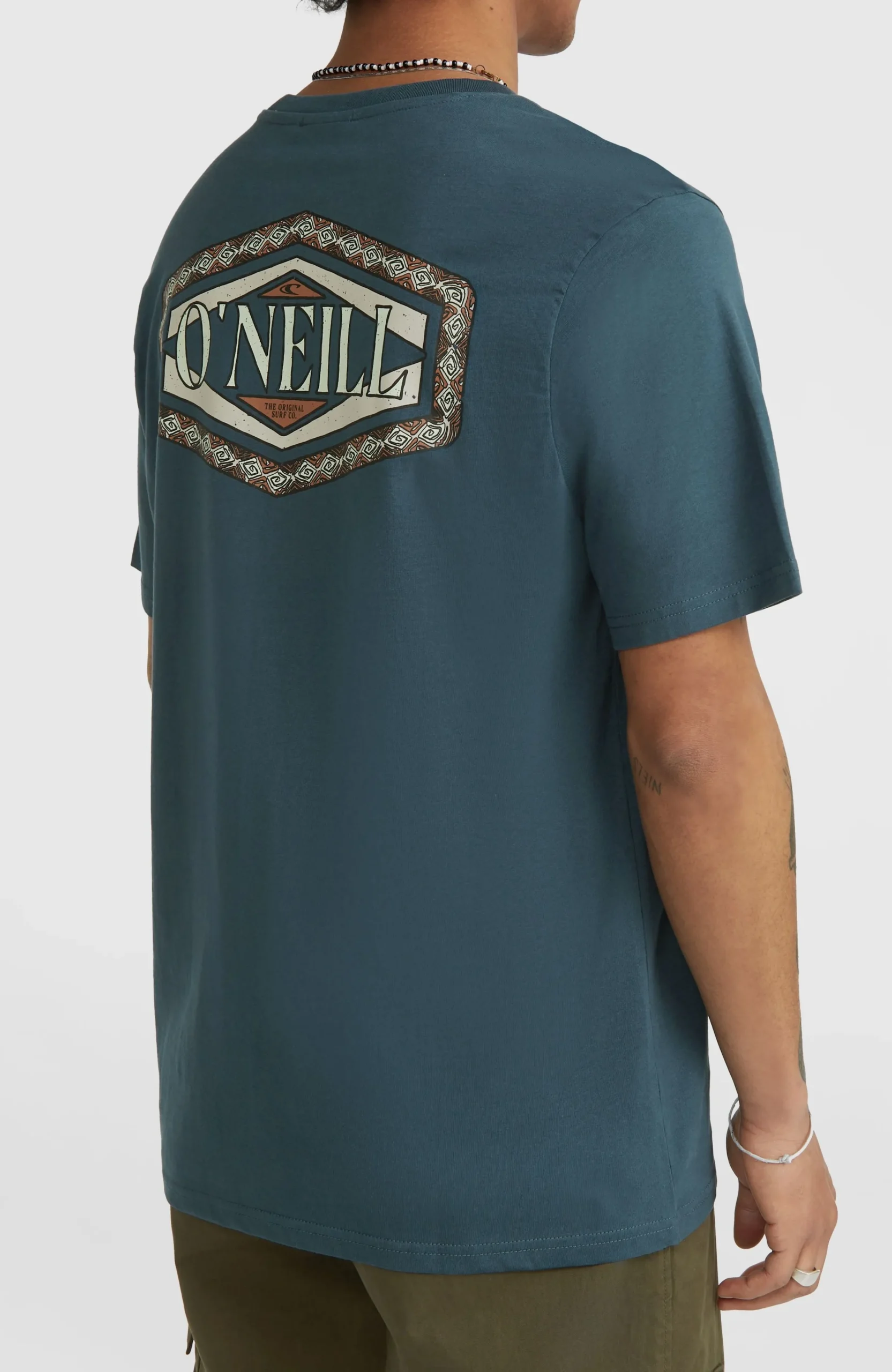 Homme O'Neill T-Shirts|Protection Anti-Uv-HommesT-shirt Back Print| Bleu