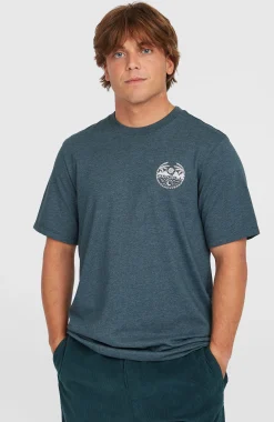 Homme O'Neill T-Shirts|Protection Anti-Uv-HommesT-shirt Back Print| Bleu