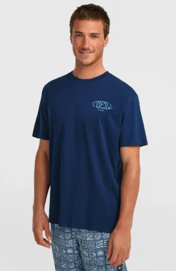 Homme O'Neill T-Shirts|Protection Anti-Uv-HommesT-shirt Box Logo| Bleu