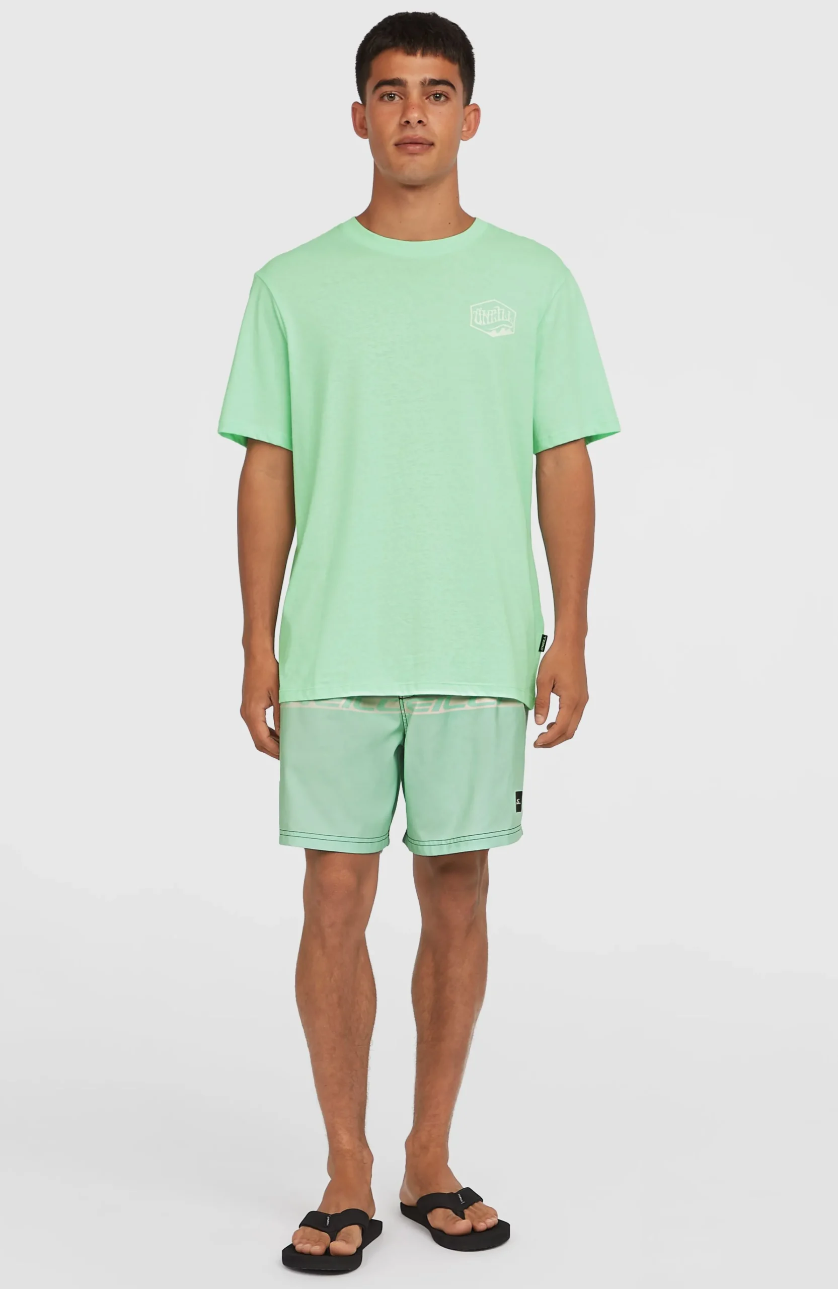 Homme O'Neill T-Shirts|Protection Anti-Uv-HommesT-shirt Box Logo| Vert