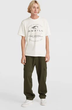 Homme O'Neill T-Shirts|Protection Anti-Uv-HommesT-shirt Cali Wave| Blanc