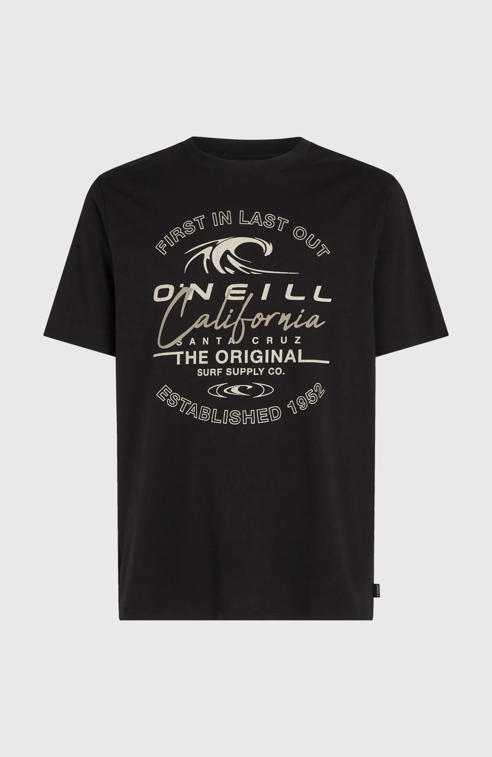 Homme O'Neill T-Shirts|Protection Anti-Uv-HommesT-shirt Cali Wave| Noire