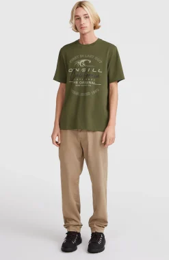 Homme O'Neill T-Shirts|Protection Anti-Uv-HommesT-shirt Cali Wave| Vert