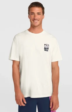 Homme O'Neill T-Shirts|Protection Anti-Uv-HommesT-shirt Chest Print| Blanc