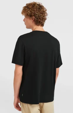 Homme O'Neill T-Shirts|Protection Anti-Uv-HommesT-shirt Chest Print| Noire