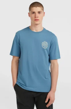 Homme O'Neill T-Shirts|Protection Anti-Uv-HommesT-shirt Chest Print| Bleu