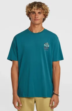 Homme O'Neill T-Shirts|Protection Anti-Uv-HommesT-shirt Chest Print| Vert