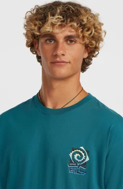Homme O'Neill T-Shirts|Protection Anti-Uv-HommesT-shirt Chest Print| Vert
