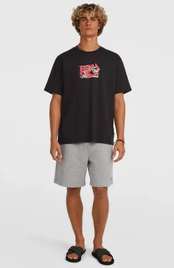 Homme O'Neill T-Shirts|Protection Anti-Uv-HommesT-shirt Essentials 90s Logo| Noire