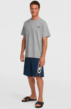 Homme O'Neill T-Shirts|Protection Anti-Uv-HommesT-shirt Essentials 90s Graphic| Gris