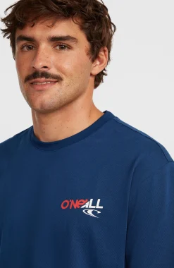 Homme O'Neill T-Shirts|Protection Anti-Uv-HommesT-shirt Essentials 90s Graphic| Bleu