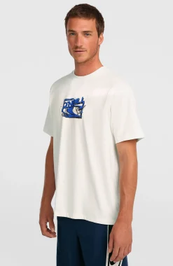 Homme O'Neill T-Shirts|Protection Anti-Uv-HommesT-shirt Essentials 90s Logo| Blanc