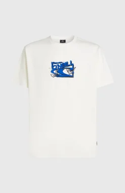 Homme O'Neill T-Shirts|Protection Anti-Uv-HommesT-shirt Essentials 90s Logo| Blanc