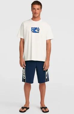 Homme O'Neill T-Shirts|Protection Anti-Uv-HommesT-shirt Essentials 90s Logo| Blanc