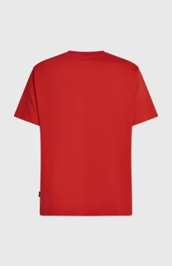 Homme O'Neill T-Shirts|Protection Anti-Uv-HommesT-shirt Essentials 90s Logo| Rouge