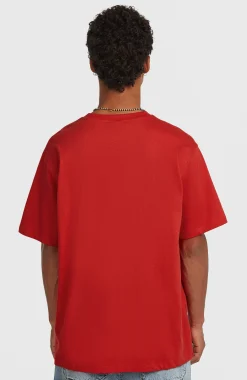 Homme O'Neill T-Shirts|Protection Anti-Uv-HommesT-shirt Essentials 90s Logo| Rouge