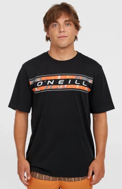 Homme O'Neill T-Shirts|Protection Anti-Uv-HommesT-shirt Front Graphic| Noire