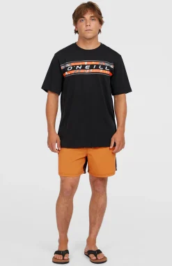 Homme O'Neill T-Shirts|Protection Anti-Uv-HommesT-shirt Front Graphic| Noire