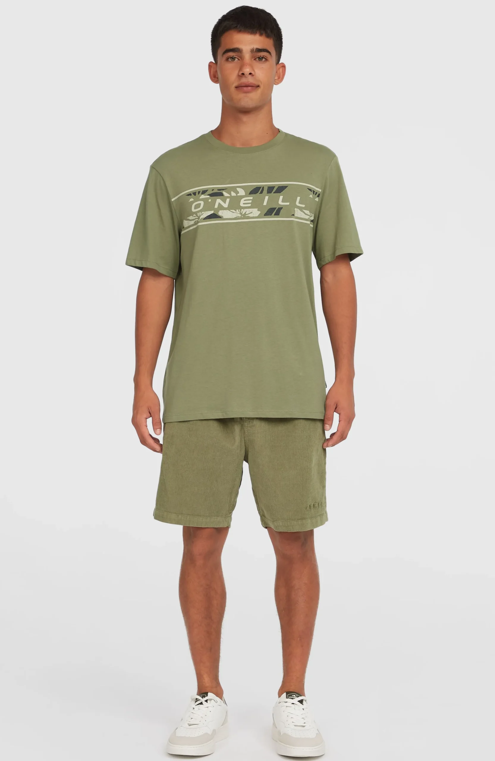 Homme O'Neill T-Shirts|Protection Anti-Uv-HommesT-shirt Front Graphic| Vert