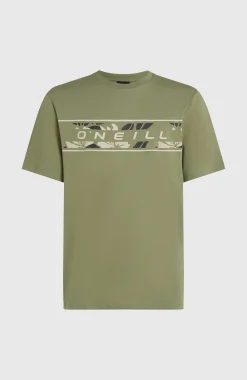 Homme O'Neill T-Shirts|Protection Anti-Uv-HommesT-shirt Front Graphic| Vert