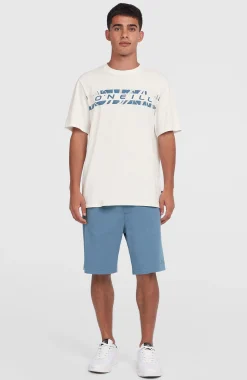 Homme O'Neill T-Shirts|Protection Anti-Uv-HommesT-shirt Front Graphic| Blanc