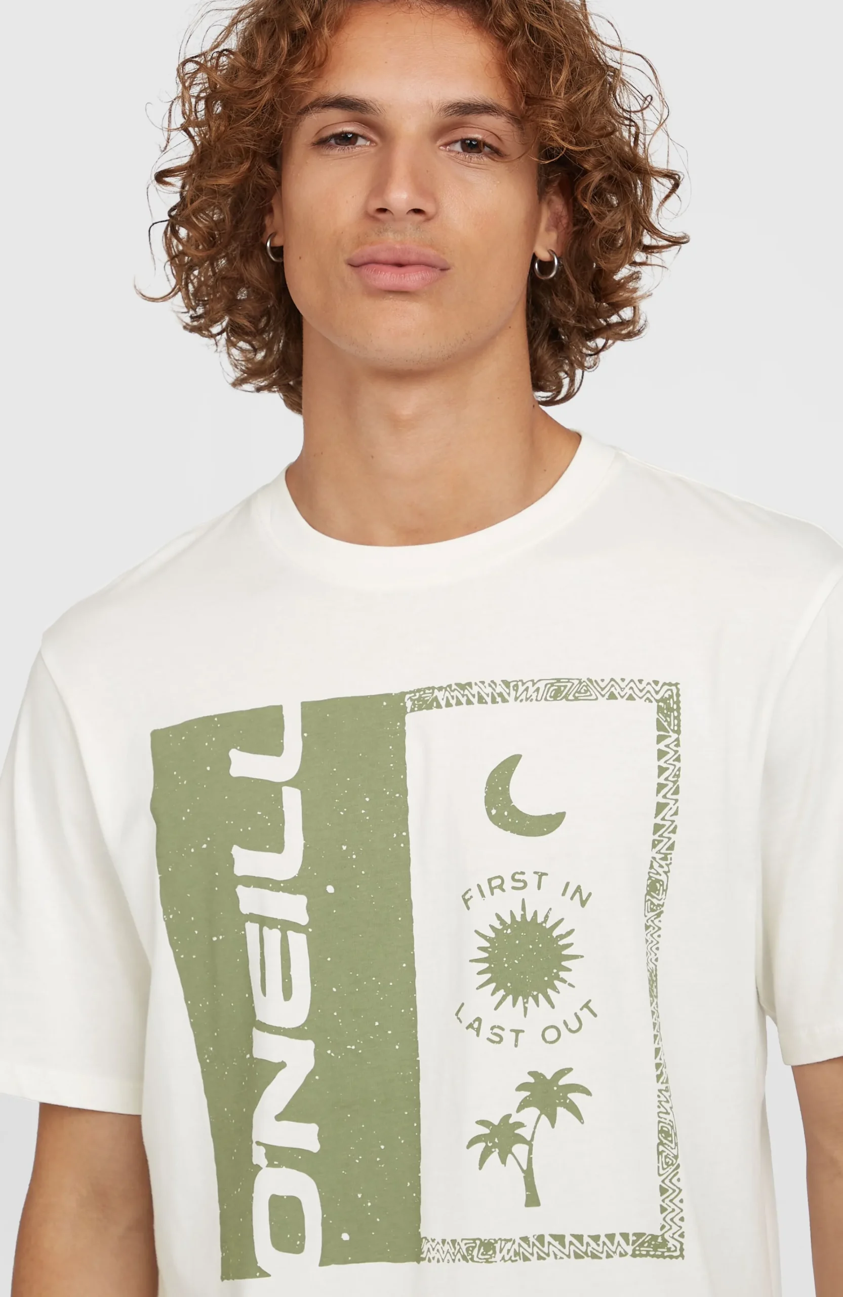 Homme O'Neill T-Shirts|Protection Anti-Uv-HommesT-shirt Front Print| Blanc