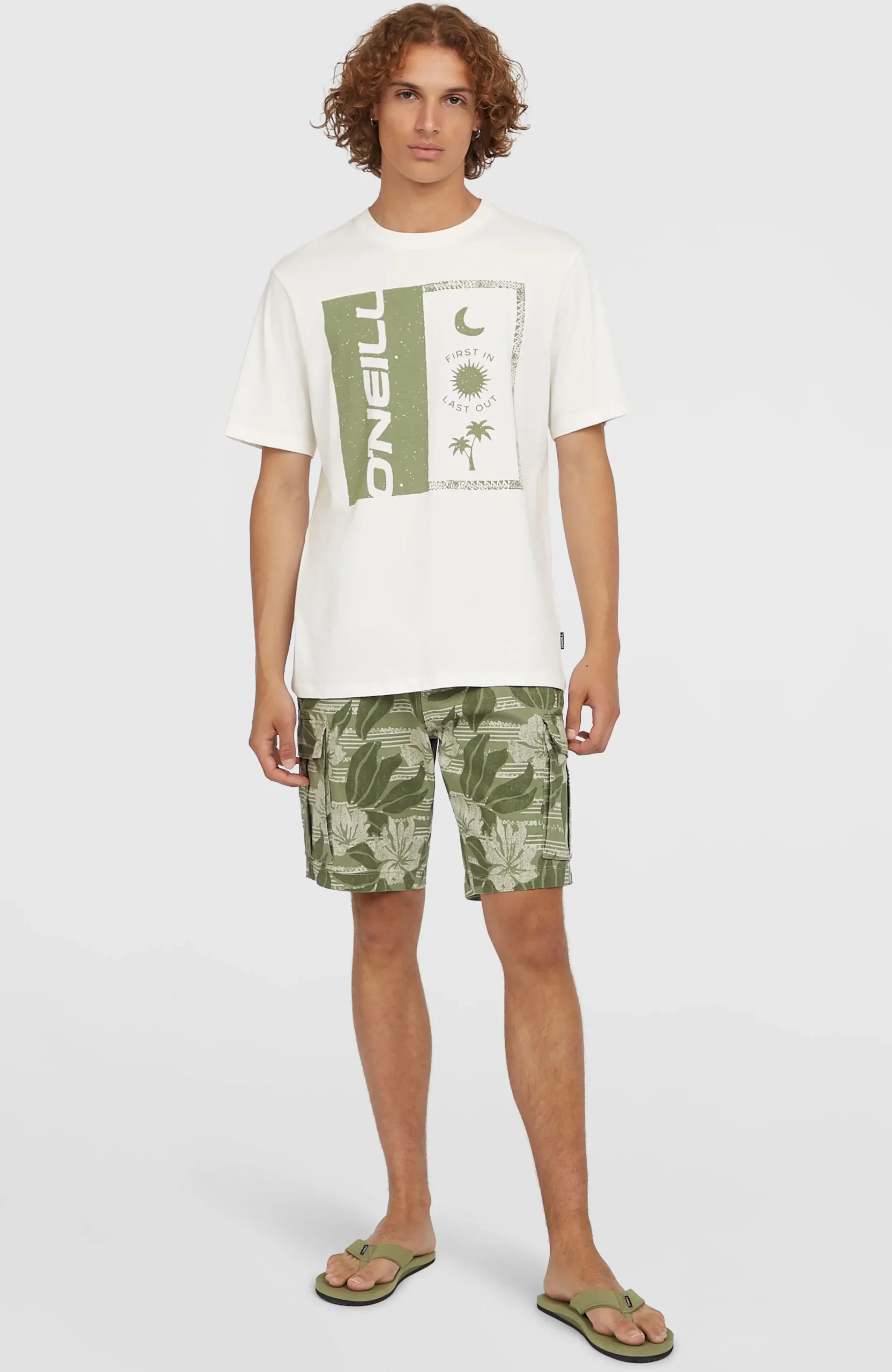 Homme O'Neill T-Shirts|Protection Anti-Uv-HommesT-shirt Front Print| Blanc
