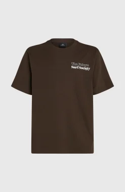 Homme O'Neill T-Shirts|Protection Anti-Uv-HommesT-shirt Future Surf Society| Brun