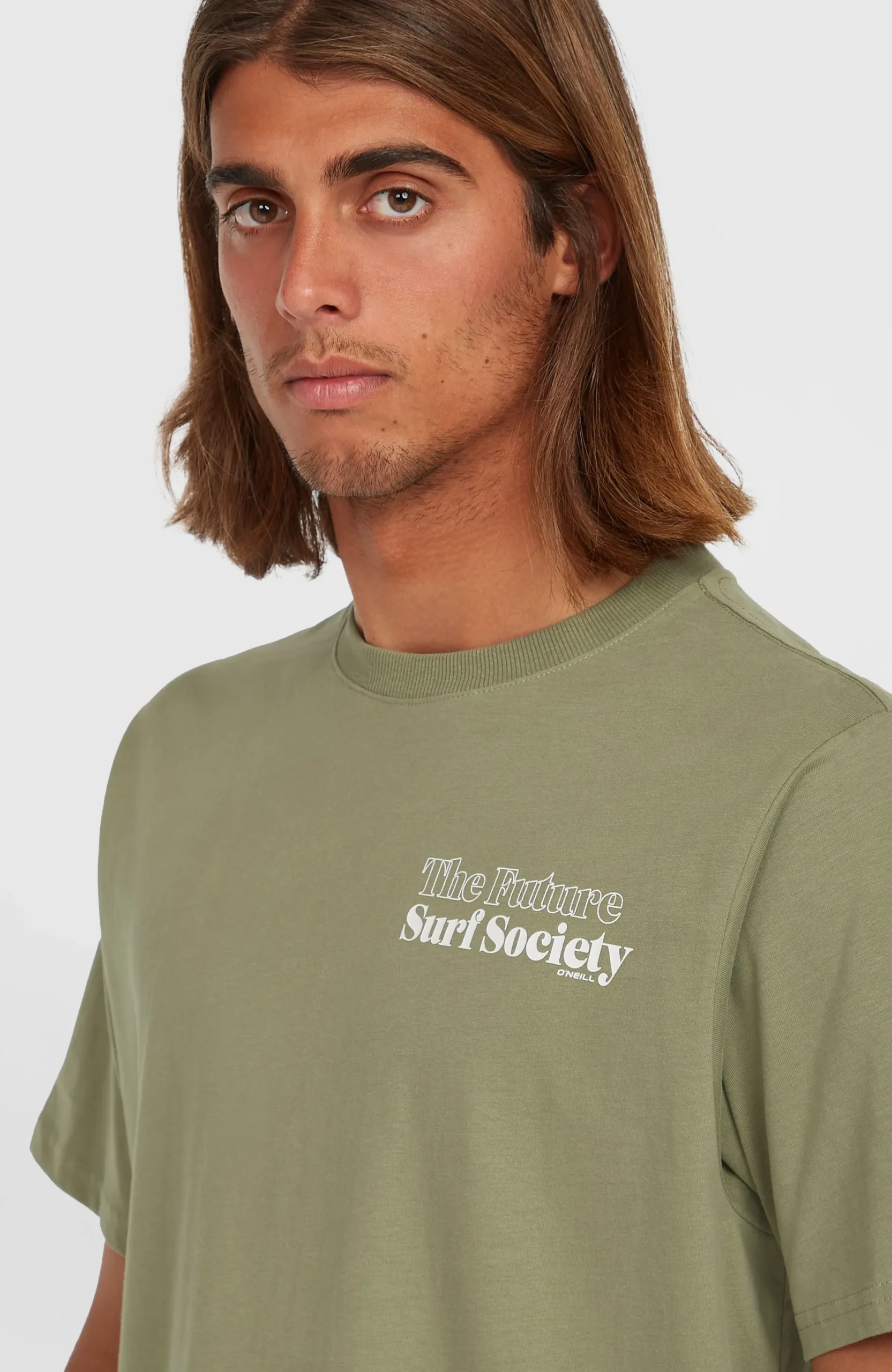 Homme O'Neill T-Shirts|Protection Anti-Uv-HommesT-shirt Future Surf Society| Vert
