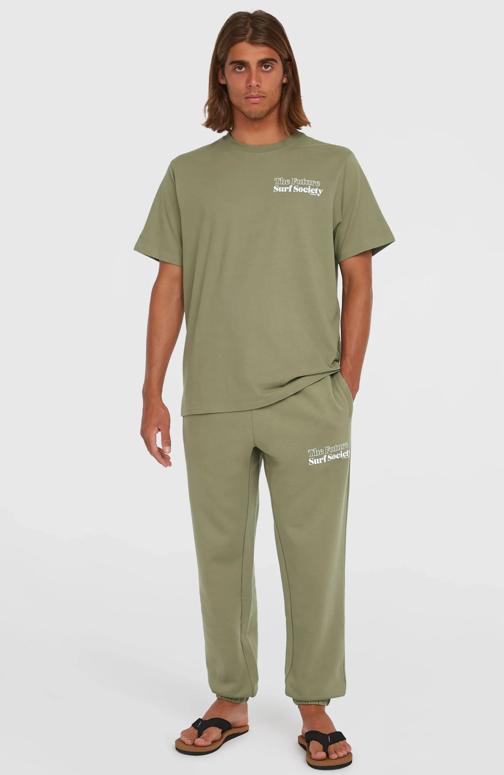 Homme O'Neill T-Shirts|Protection Anti-Uv-HommesT-shirt Future Surf Society| Vert