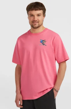 Homme O'Neill T-Shirts|Protection Anti-Uv-HommesT-shirt FWC'Play Graphic| Rose