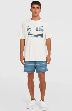 Homme O'Neill T-Shirts|Protection Anti-Uv-HommesT-shirt Gradient| Blanc