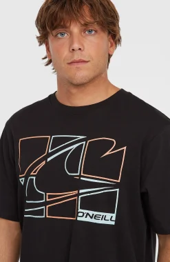 Homme O'Neill T-Shirts|Protection Anti-Uv-HommesT-shirt Gradient| Noire