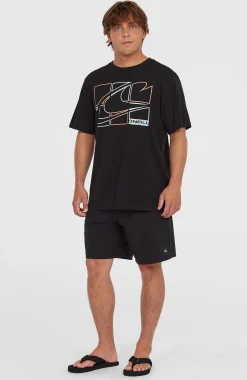 Homme O'Neill T-Shirts|Protection Anti-Uv-HommesT-shirt Gradient| Noire