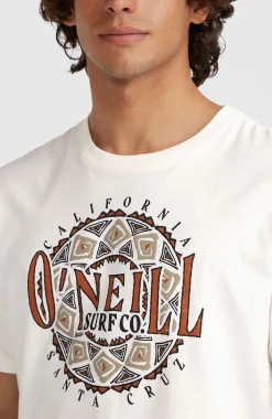 Homme O'Neill T-Shirts|Protection Anti-Uv-HommesT-shirt Ikat Graphic| Blanc