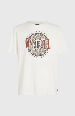 Homme O'Neill T-Shirts|Protection Anti-Uv-HommesT-shirt Ikat Graphic| Blanc