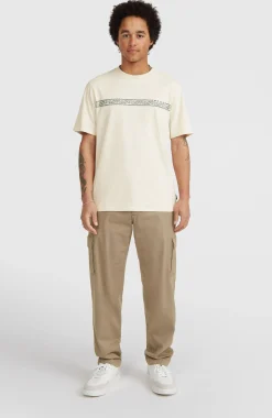 Homme O'Neill T-Shirts|Protection Anti-Uv-HommesT-shirt Ikat Stripe| Beige