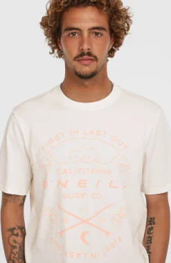 Homme O'Neill T-Shirts|Protection Anti-Uv-HommesT-shirt Jack Muir| Blanc