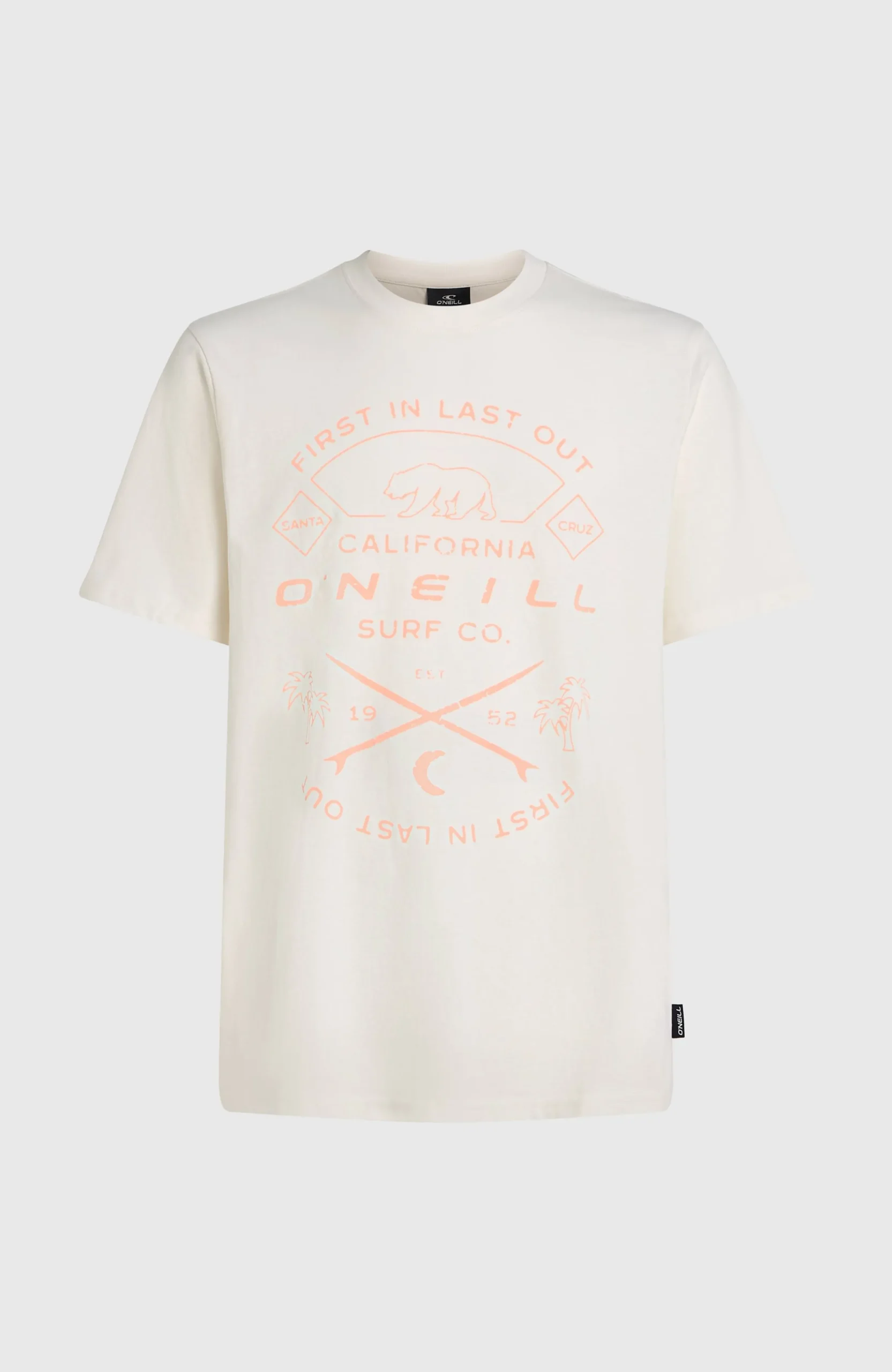 Homme O'Neill T-Shirts|Protection Anti-Uv-HommesT-shirt Jack Muir| Blanc