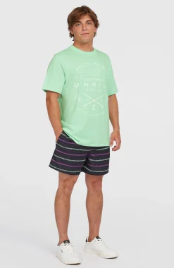 Homme O'Neill T-Shirts|Protection Anti-Uv-HommesT-shirt Jack Muir| Vert
